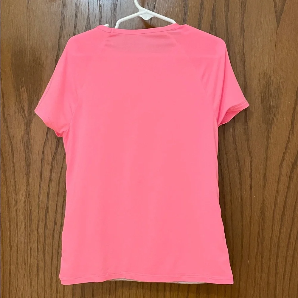 LANDS’ END UGC Girls Size Medium (8) Pink and Pastel Gradient swim tee - Picture 6 of 7